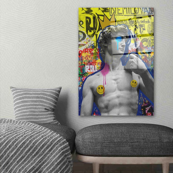 Wallity Cuadro Decorativo de Vidrio Templado Multicolor 70 x 100 cm Wallity Cuadro Decorativo de Vidrio Templado Multicolor 70 x 100 cm